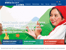 Tablet Screenshot of dordrechtvarna.nl